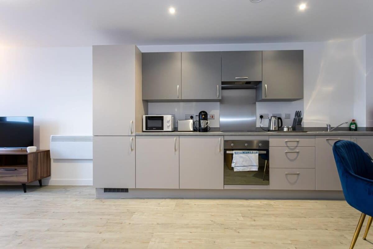Modern 2 Bed Salford Apartment Stunning Views Manchester Exterior foto