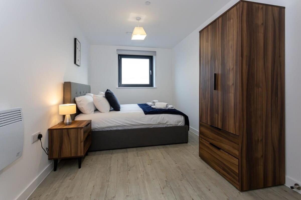 Modern 2 Bed Salford Apartment Stunning Views Manchester Exterior foto